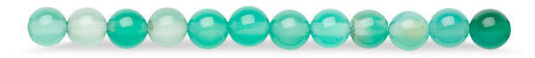 Green Agate Gemstone Beads